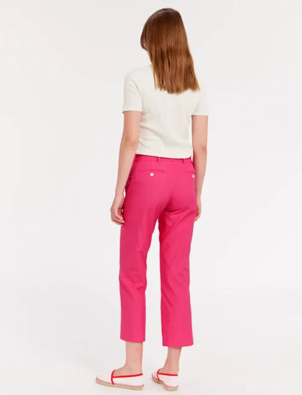 Shop Ines de la Fressange Paris Francesca pink pants