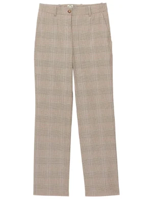 Cheap Ines de la Fressange Paris Francisco plaid pants