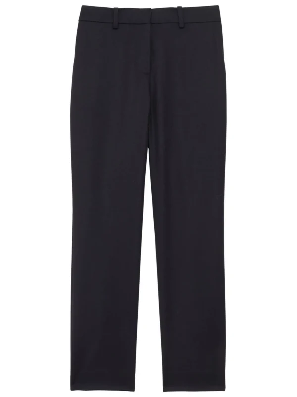 Flash Sale Ines de la Fressange Paris Francisco trousers navy blue wool