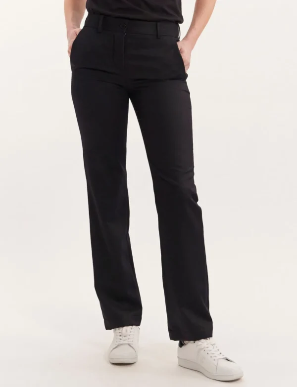 Flash Sale Ines de la Fressange Paris Francisco trousers navy blue wool