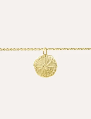 Cheap Ines de la Fressange Paris Gold-plated Lutetia Sun motif bracelet