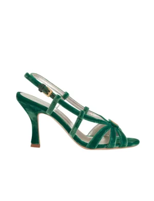 Online Ines de la Fressange Paris Green strap sandal