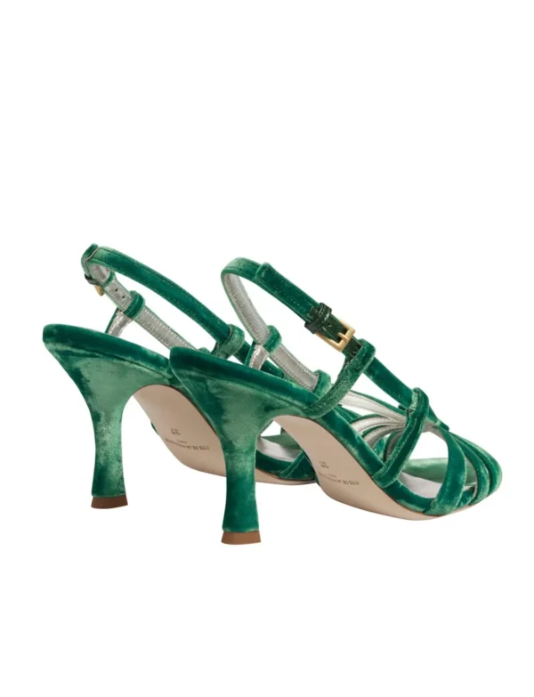 Online Ines de la Fressange Paris Green strap sandal