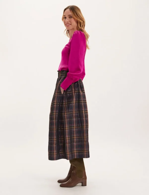 Flash Sale Ines de la Fressange Paris Héloïse plaid skirt