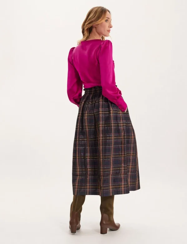 Flash Sale Ines de la Fressange Paris Héloïse plaid skirt