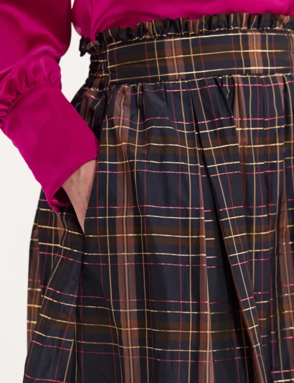 Flash Sale Ines de la Fressange Paris Héloïse plaid skirt