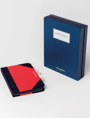 Hot Ines de la Fressange Paris Ines blue and red notebook