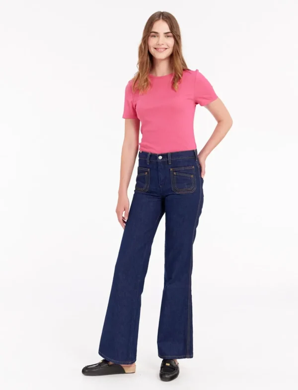 Cheap Ines de la Fressange Paris Ines x Notify navy blue Rica jeans