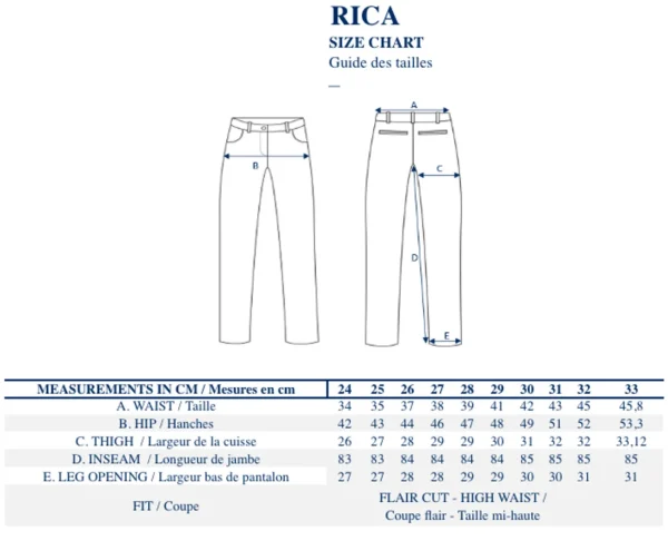 Cheap Ines de la Fressange Paris Ines x Notify navy blue Rica jeans