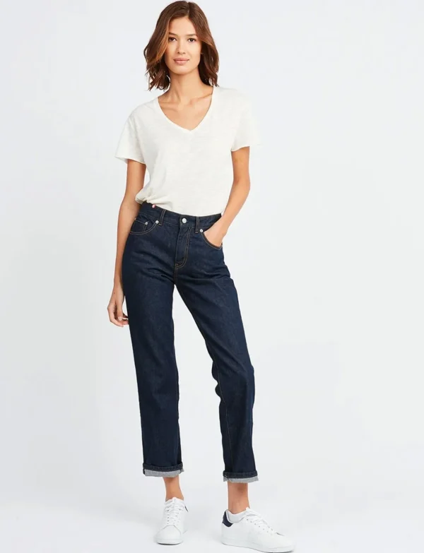 Hot Ines de la Fressange Paris Ines x Notify straight-cut Aloha jeans