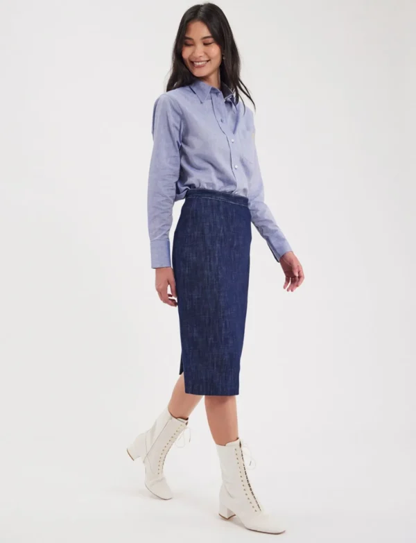 Hot Ines de la Fressange Paris Jean Gabriela skirt