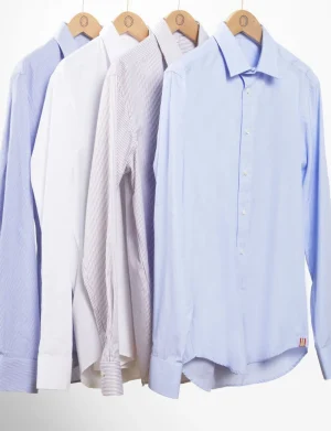 Clearance Ines de la Fressange Paris Julien men's shirt light blue