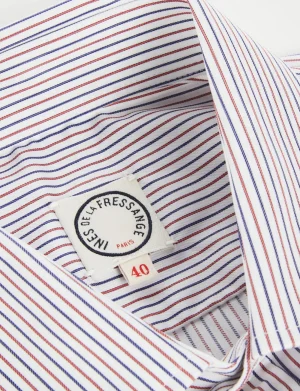 Outlet Ines de la Fressange Paris Julien striped shirt for men