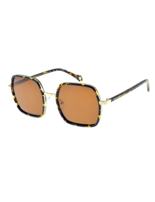 Cheap Ines de la Fressange Paris Katherine gold scale sunglasses