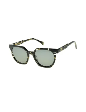 Flash Sale Ines de la Fressange Paris Laura black marbled sunglasses