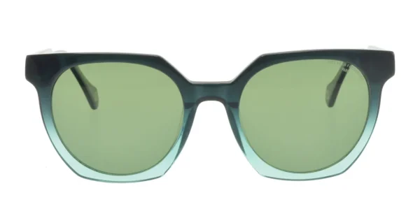 Clearance Ines de la Fressange Paris Laura green gradient sunglasses