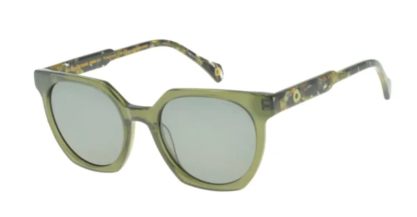 Flash Sale Ines de la Fressange Paris Laura kaki crystal sunglasses