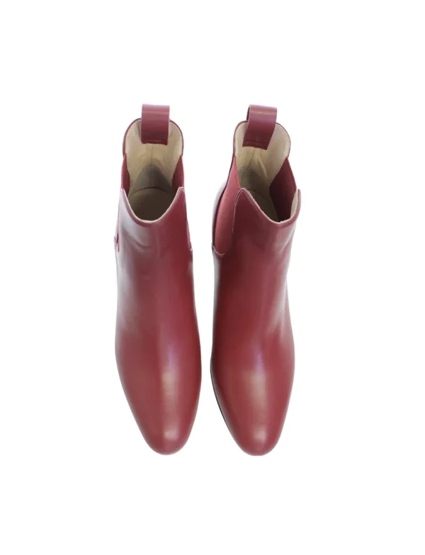 Outlet Ines de la Fressange Paris Leather heel boots