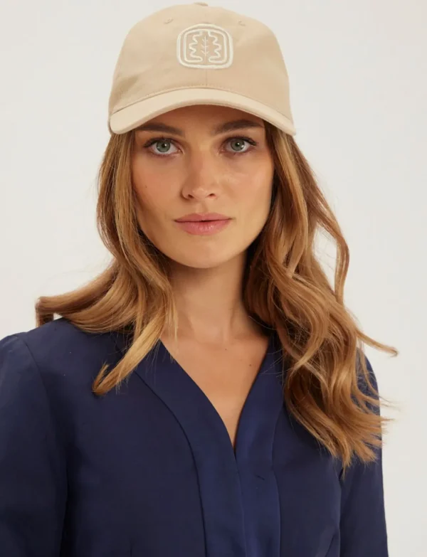 Outlet Ines de la Fressange Paris Lennie beige cap