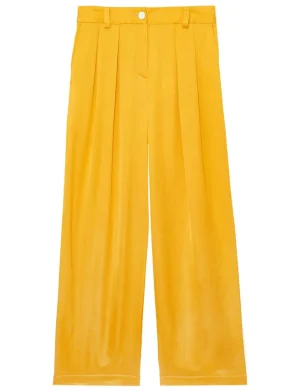 Flash Sale Ines de la Fressange Paris Luciano pants fluid yellow buttercup