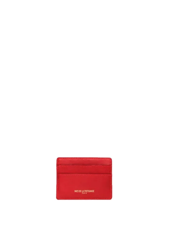 Outlet Ines de la Fressange Paris Marcia red cardholder