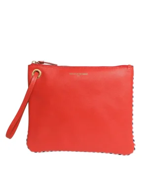 Sale Ines de la Fressange Paris Marcia red clutch bag