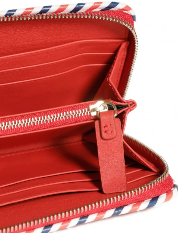 Shop Ines de la Fressange Paris Marcia red wallet