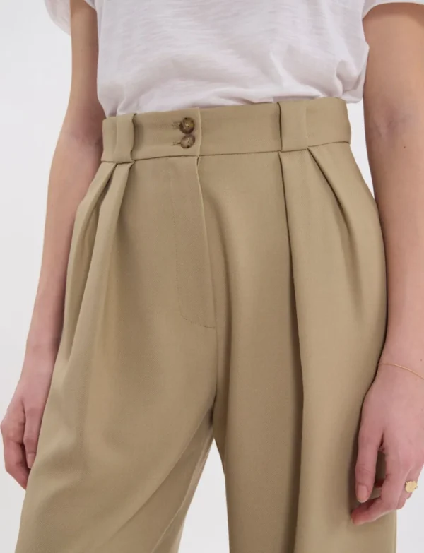 Store Ines de la Fressange Paris Marlène beige pants