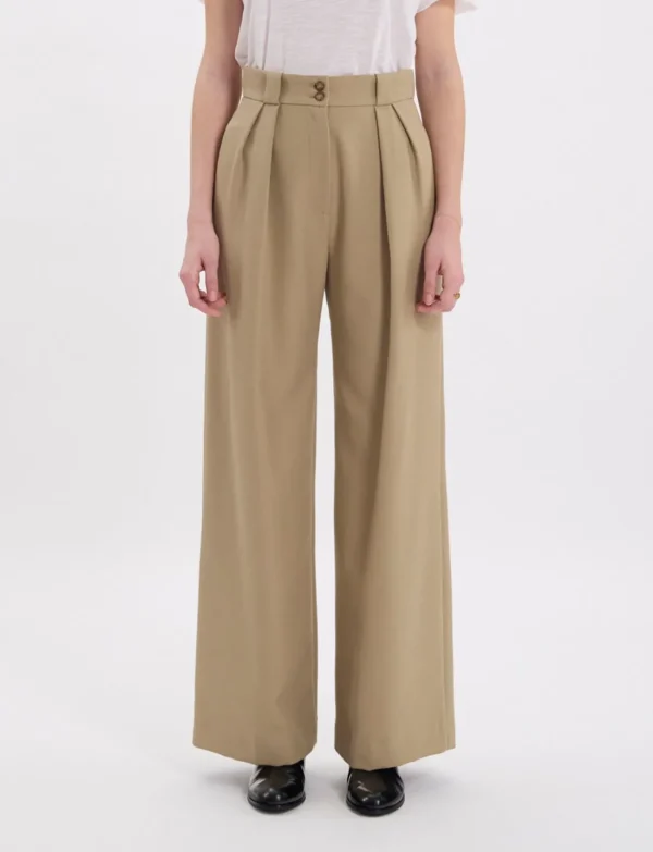 Store Ines de la Fressange Paris Marlène beige pants