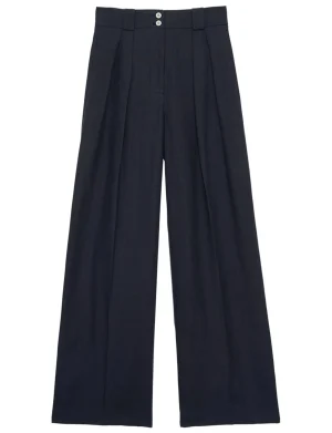 Hot Ines de la Fressange Paris Marlène linen pants