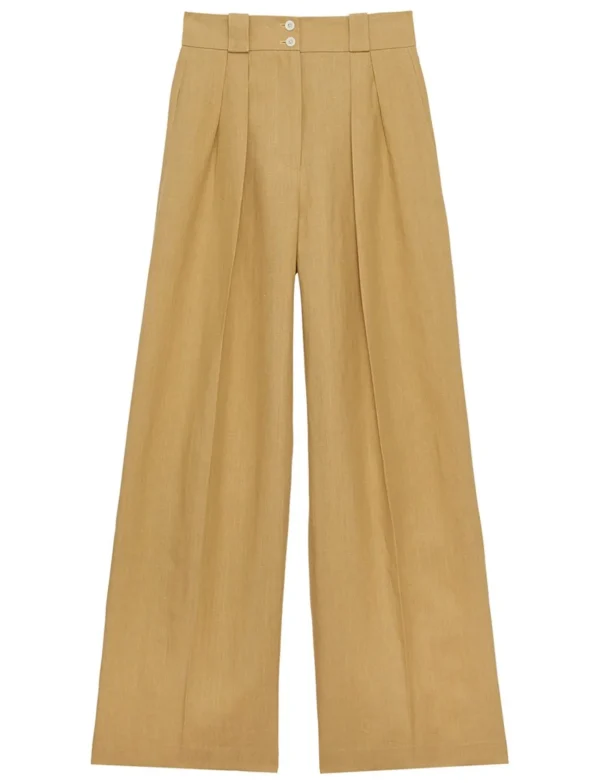 Fashion Ines de la Fressange Paris Marlène linen pants