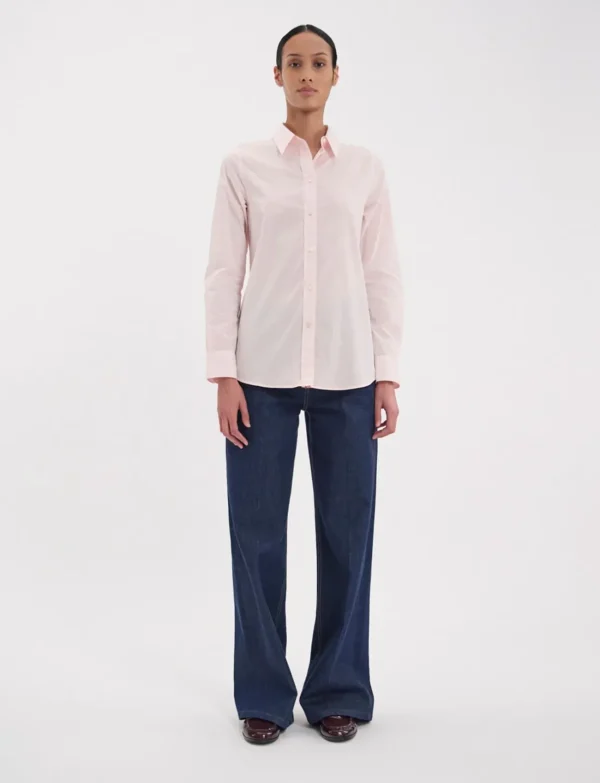 Cheap Ines de la Fressange Paris Martin pale pink shirt