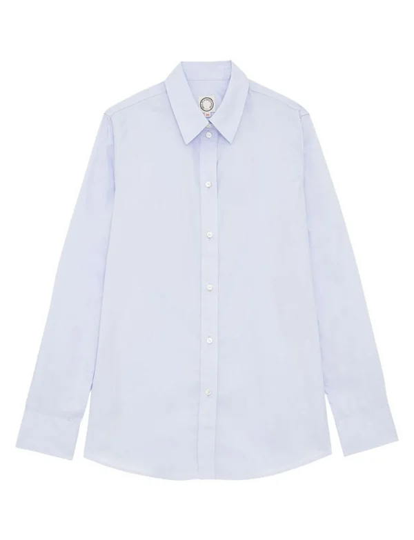 Cheap Ines de la Fressange Paris Martin sky blue shirt