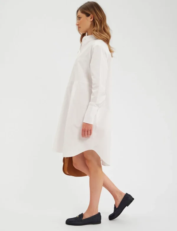 Clearance Ines de la Fressange Paris Martina white shirt-dress