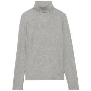 Online Ines de la Fressange Paris Matthieu grey turtleneck tee shirt