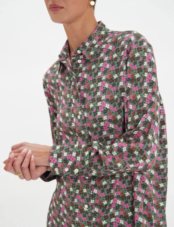 Outlet Ines de la Fressange Paris Maureen floral shirt