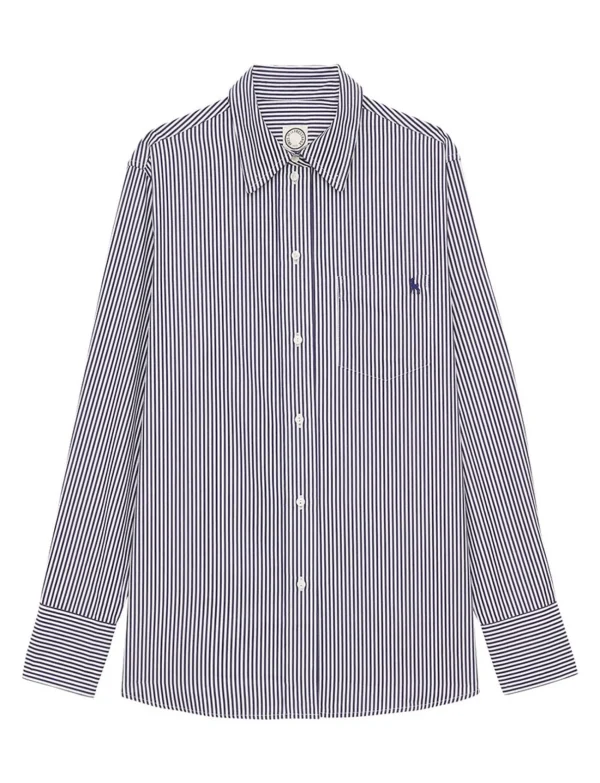 Store Ines de la Fressange Paris Maureen navy/white striped shirt