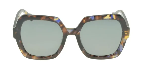 Shop Ines de la Fressange Paris Monica marbled purple sunglasses