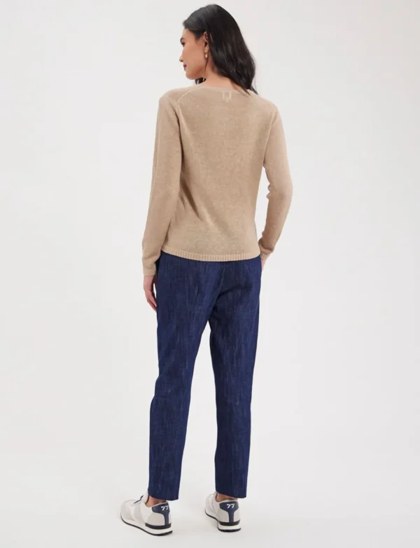 Fashion Ines de la Fressange Paris Morgane linen sweater