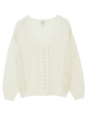 Clearance Ines de la Fressange Paris Natanya ecru sweater