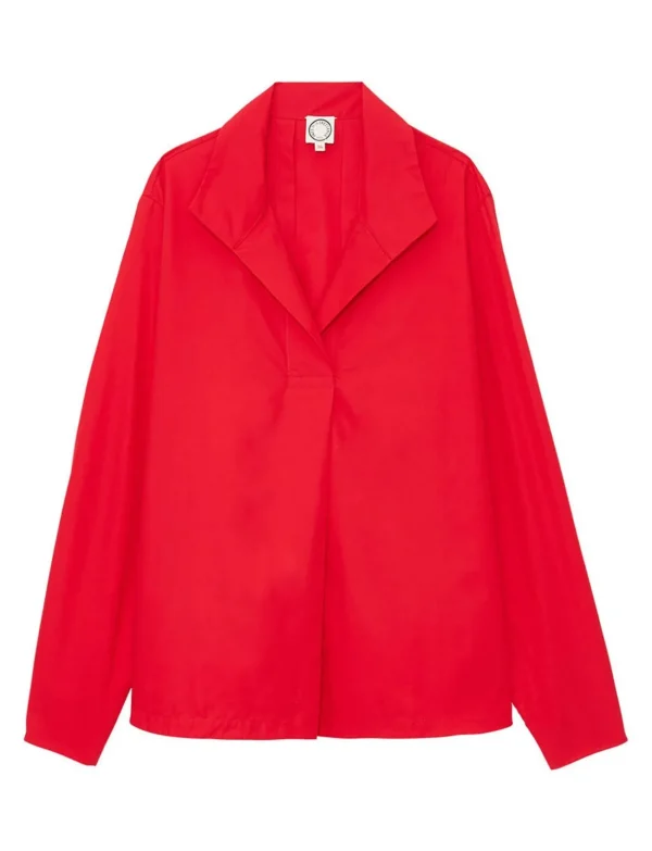 Online Ines de la Fressange Paris Noa red top