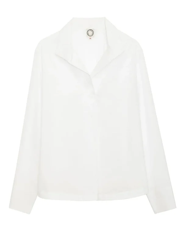 Cheap Ines de la Fressange Paris Noa white cotton top