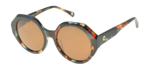 Store Ines de la Fressange Paris Ornella brown tortoiseshell sunglasses