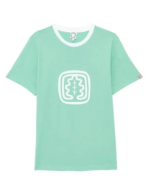 Sale Ines de la Fressange Paris Oscar green round neck tee-shirt