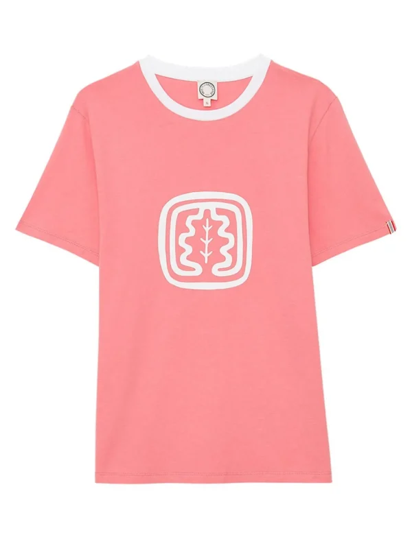 Online Ines de la Fressange Paris Oscar round neck tee-shirt pink