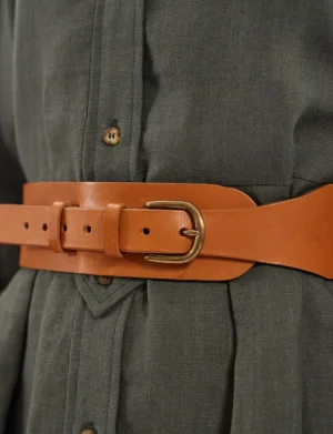 Cheap Ines de la Fressange Paris Paulette belt camel