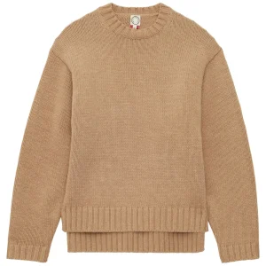 Discount Ines de la Fressange Paris Paulin sweater in camel wool