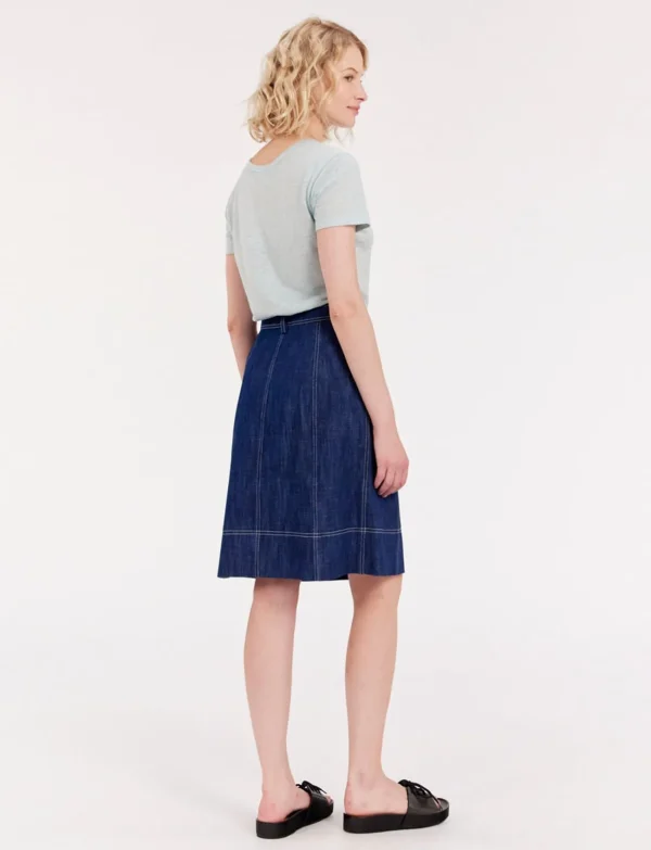 Best Ines de la Fressange Paris Rachel denim skirt