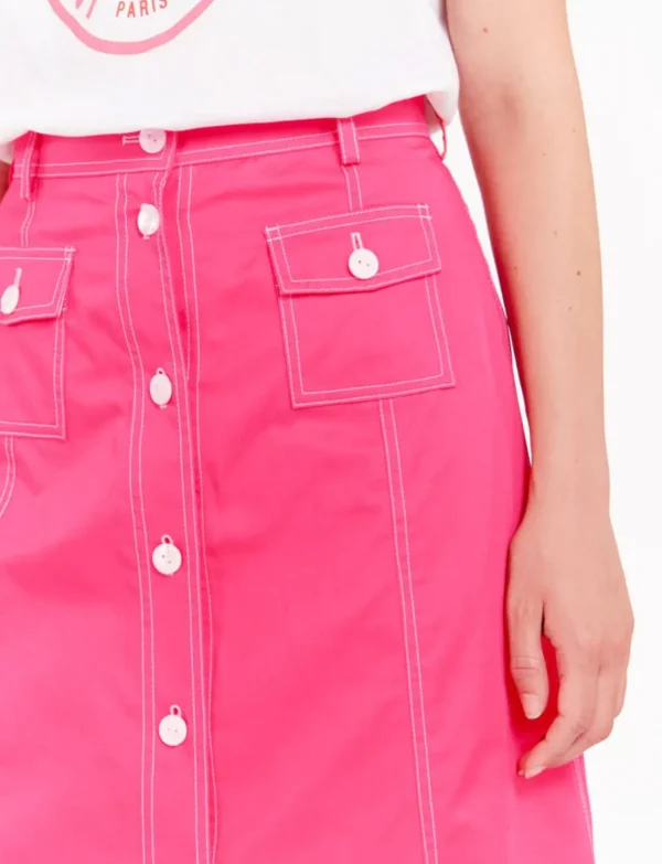 New Ines de la Fressange Paris Rachel pink skirt