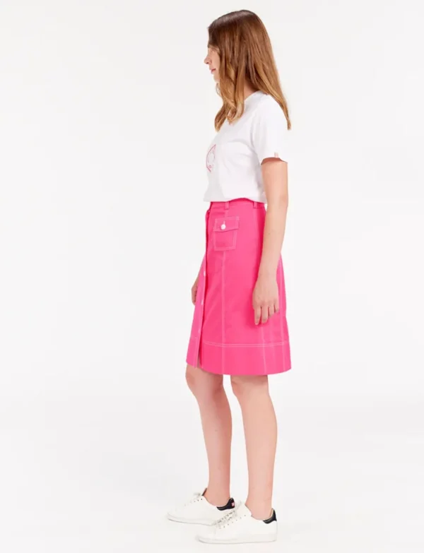 New Ines de la Fressange Paris Rachel pink skirt